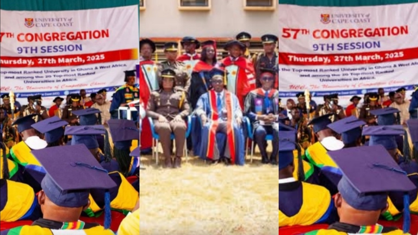 68 prisoners from Nsawam Prisons graduate from the University of Cape Coast (UCC)